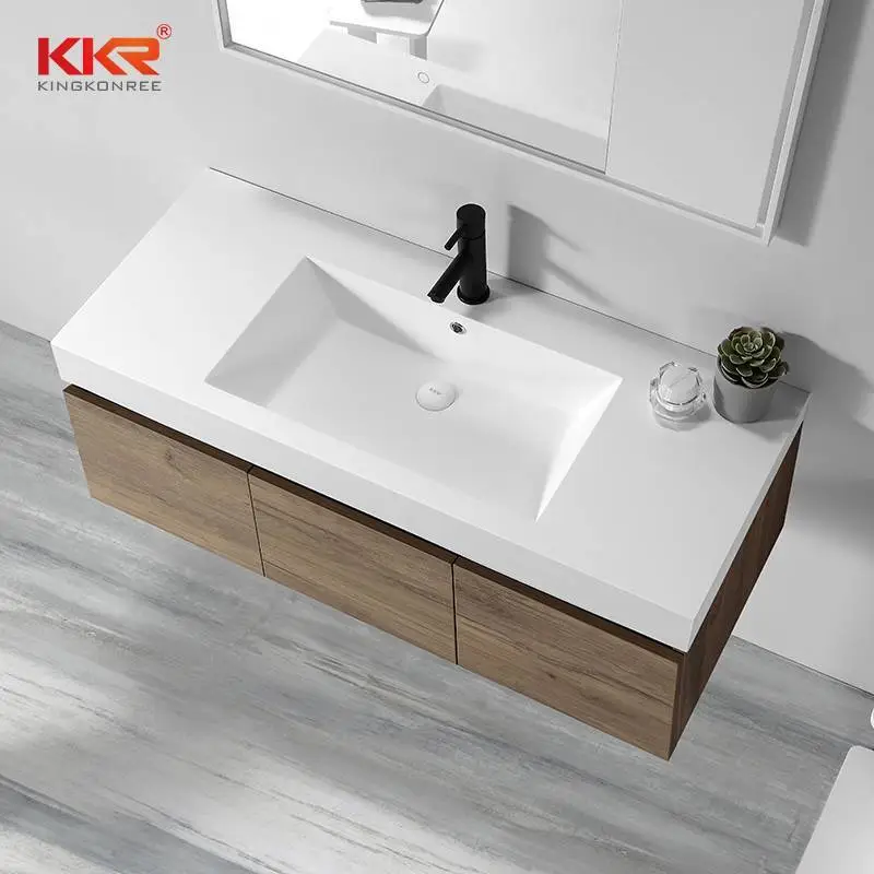 Bathroom Vanity Set Solid Surface Cabinet Basin KKR-1800 1