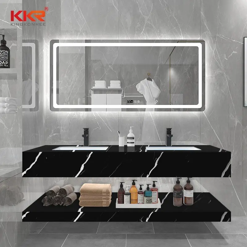 KingKonree white rectangular wash basin sink for home 9