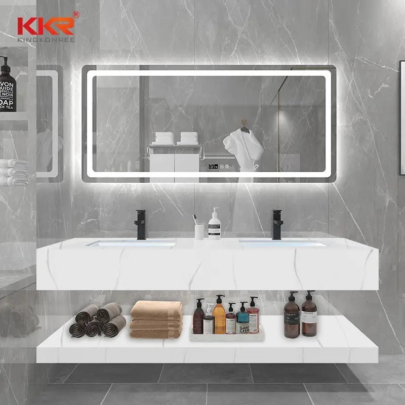 KingKonree white rectangular wash basin sink for home 8