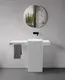 KingKonree resin freestanding basin factory price for motel 2
