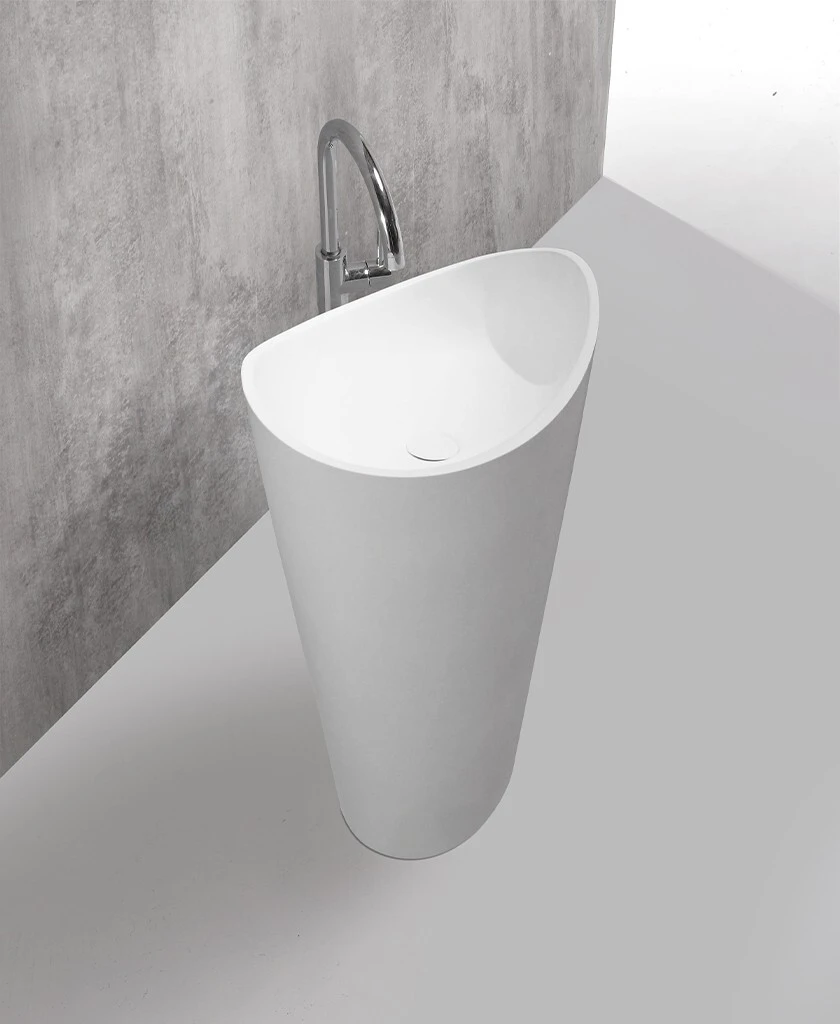 KingKonree solid freestanding basin manufacturer for home 2