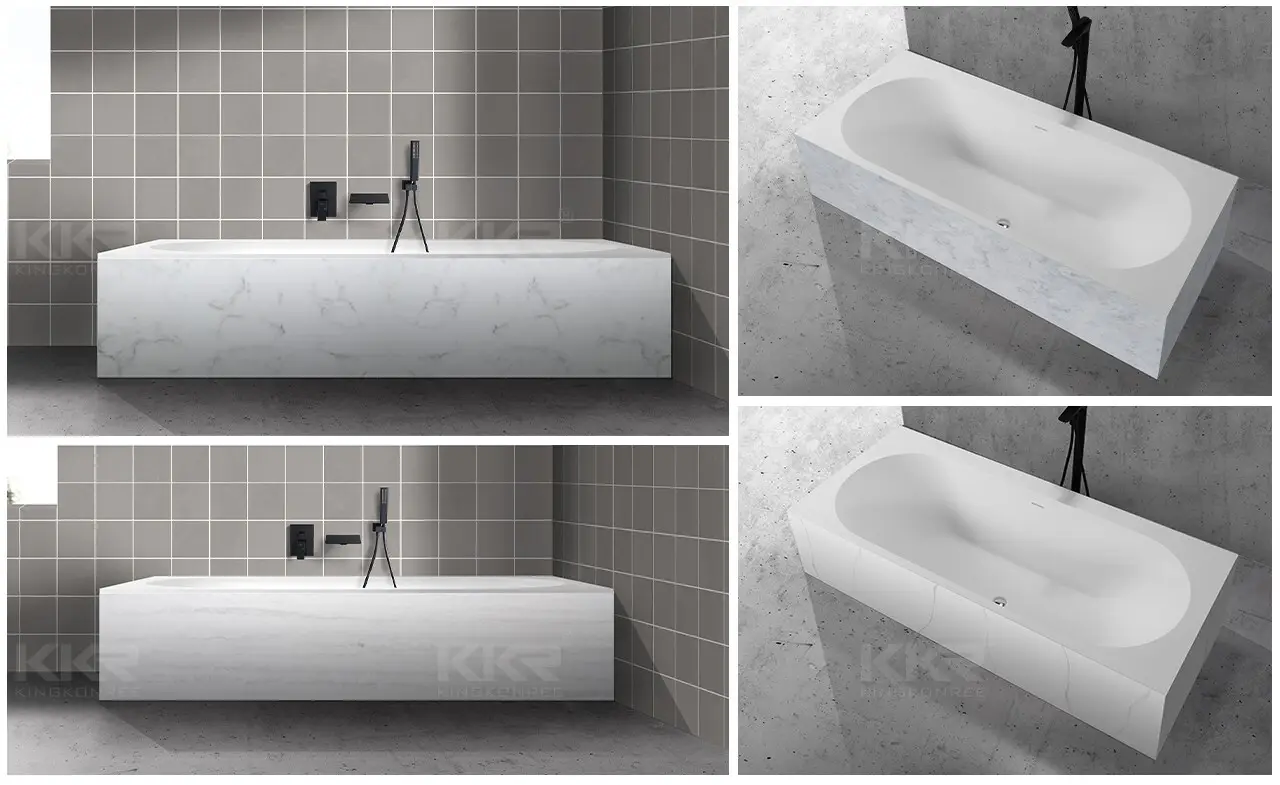 KingKonree stone resin bathtub ODM for shower room 8