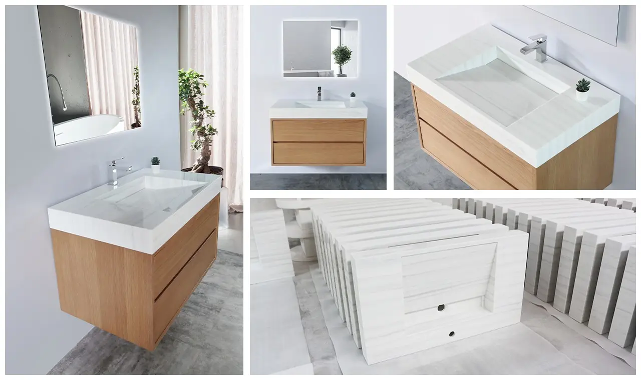 KingKonree sink and cabinet combo customized for home 4