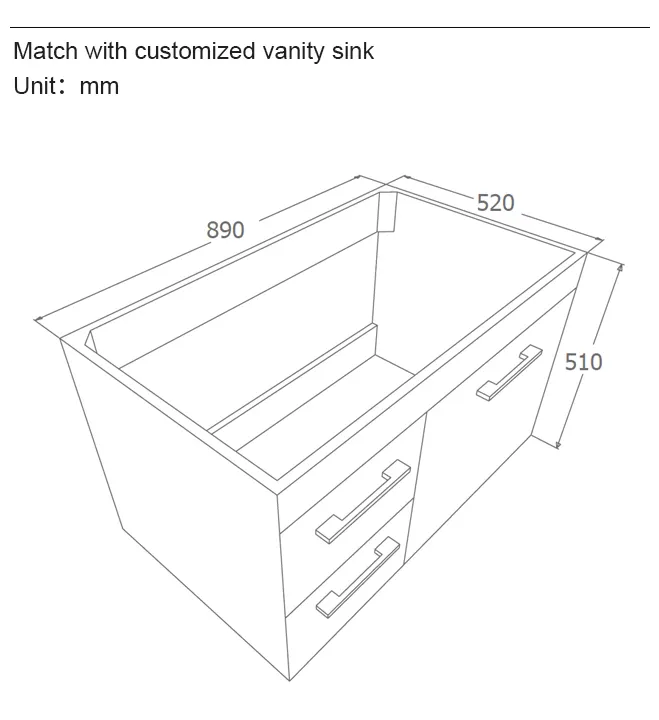 KingKonree under basin cabinet manufacturer for households1 3