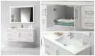 stable vanity with side cabinet customized for home 4
