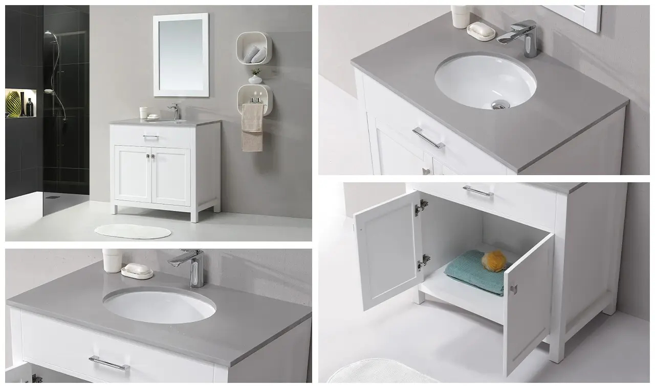 sturdy toilet basin cabinet factory for hotel 4