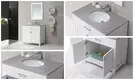 sturdy toilet basin cabinet factory for hotel 4