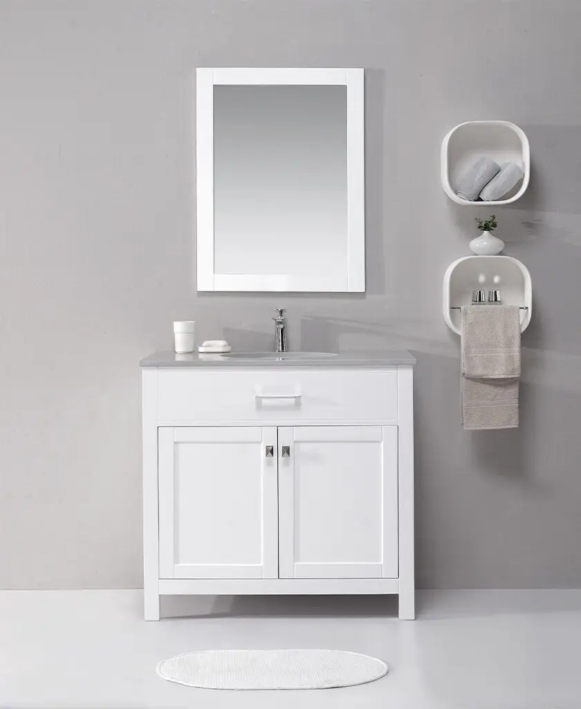 sturdy toilet basin cabinet factory for hotel 2