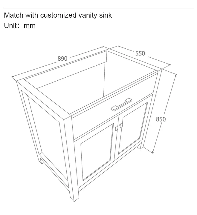 sturdy toilet basin cabinet factory for hotel 3