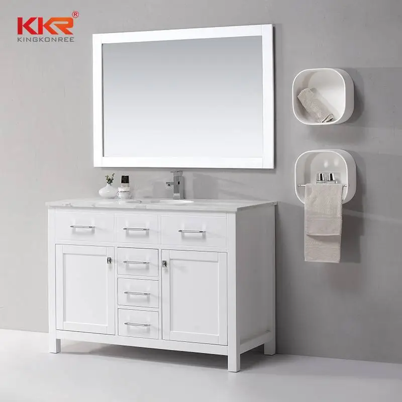 Mobile da bagno Vanity in marmo di design in stile europeo di vendita calda KKR-707CF 1