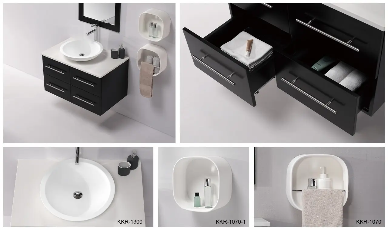 KingKonree vanity medicine cabinet latest design for hotel 4