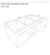 KingKonree hot-sale kitchen vanity cabinet factory for households 3