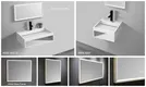 KingKonree wallhung black wall mount sink design for home 4