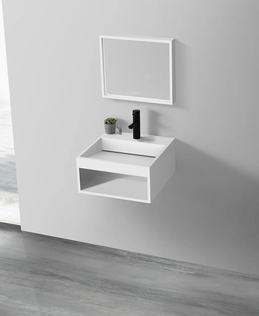 KingKonree wallhung black wall mount sink design for home 2