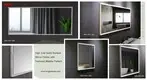 approved unique bathroom mirrors customized design for hotel 2