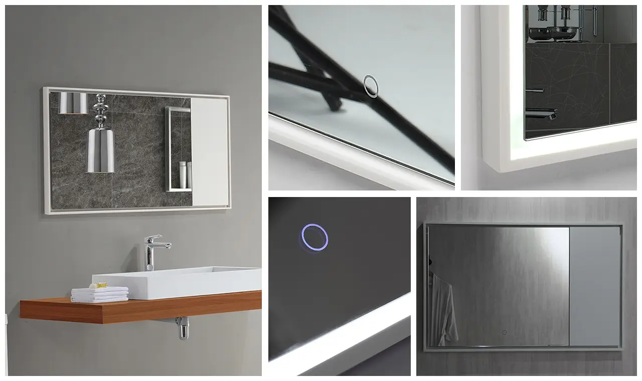 corner custom bathroom mirrors high-end for toilet 2
