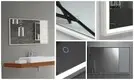 corner custom bathroom mirrors high-end for toilet 2