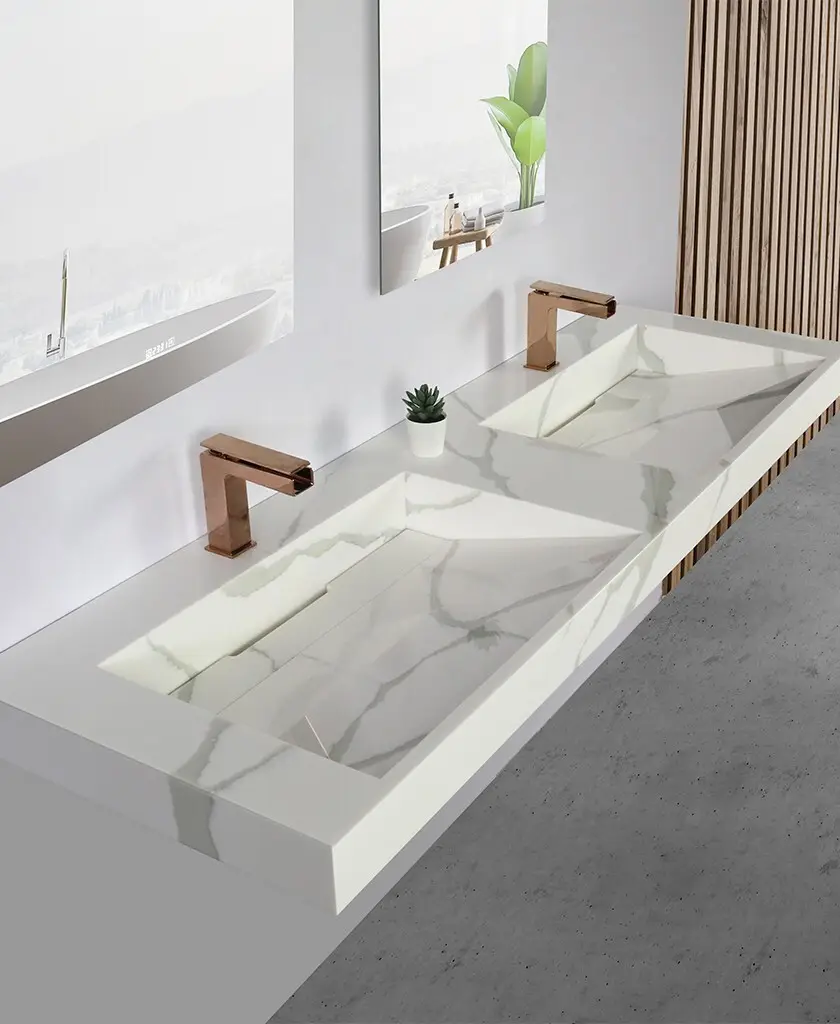 KingKonree furniture modern wall hung sink design for home 2