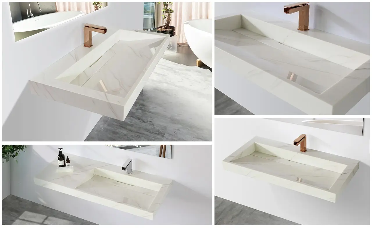 KingKonree corner wall sink design for hotel 3