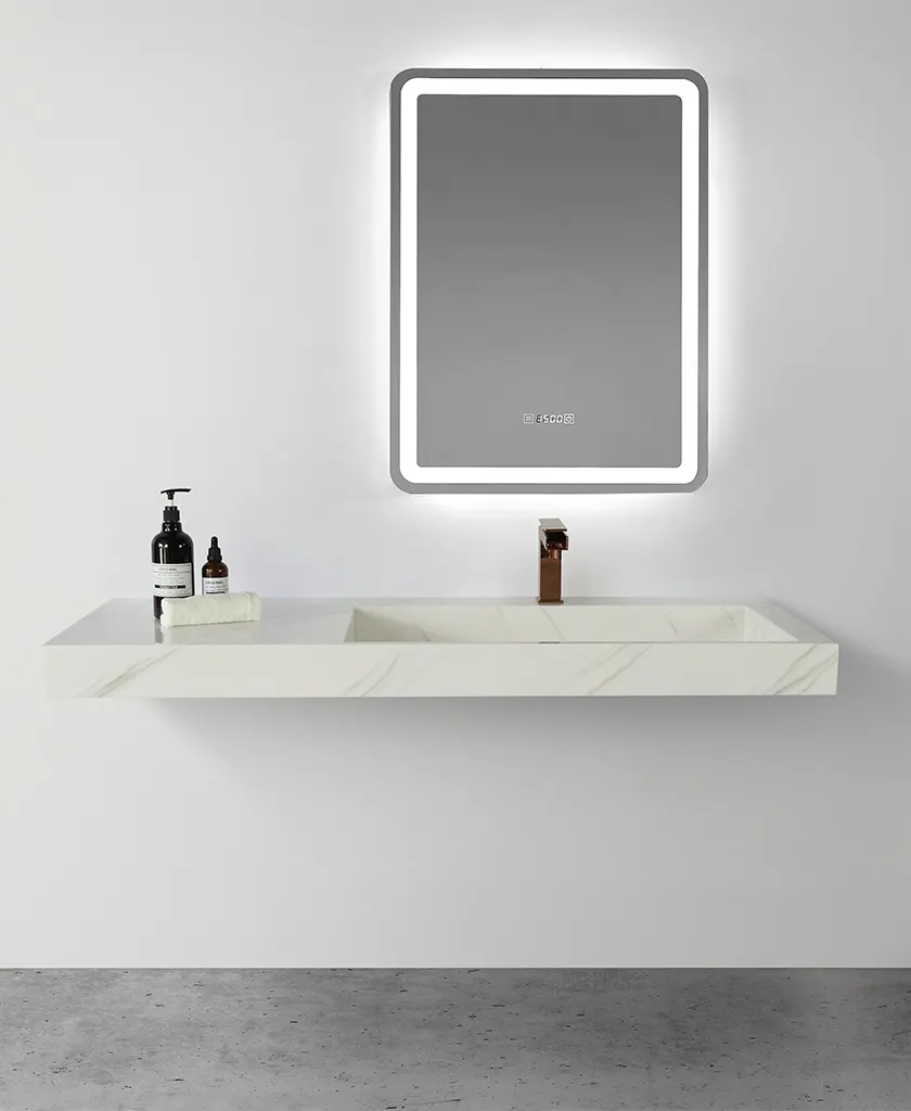 square small wall sink design for hotel 2