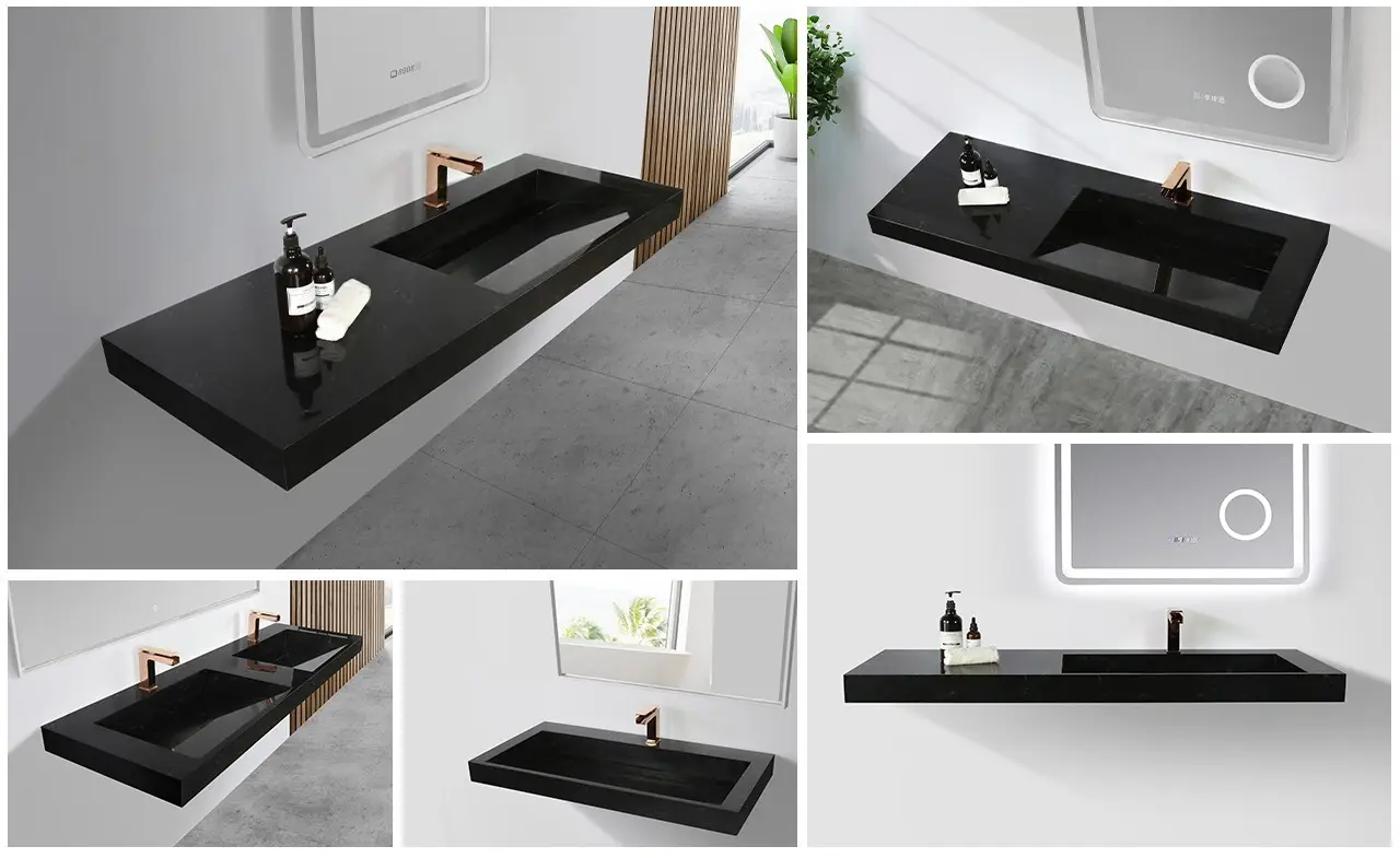 wall hung concrete wall mount sink design for toilet 3