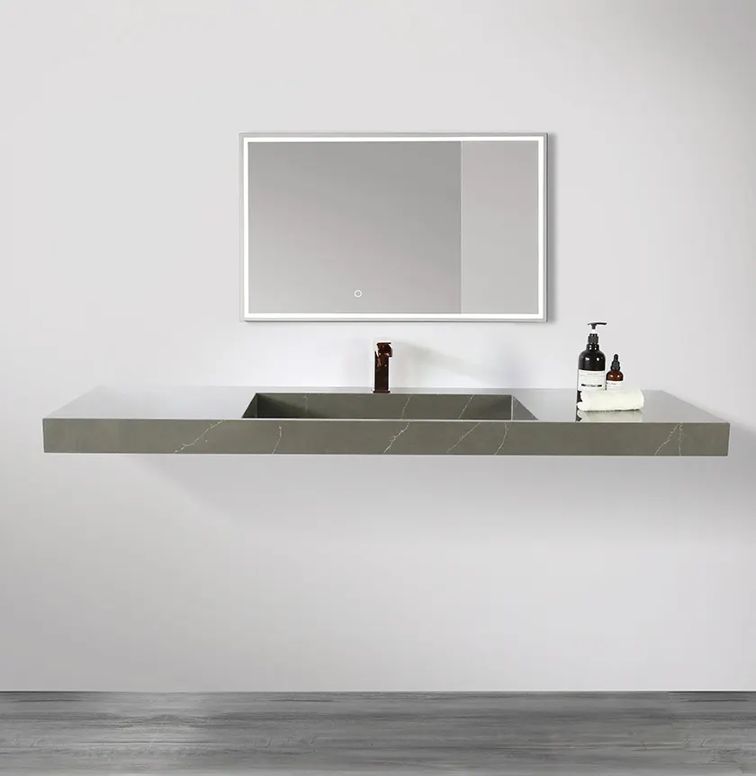 shelves wall mounted marble sink supplier for bathroom 2