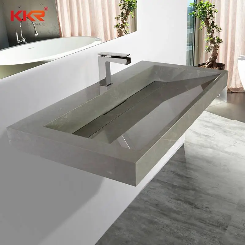 أحواض حمام ذات سطح صلب مُصنّعة مع أوعية مفردة أو مزدوجة KKR-M5807 1