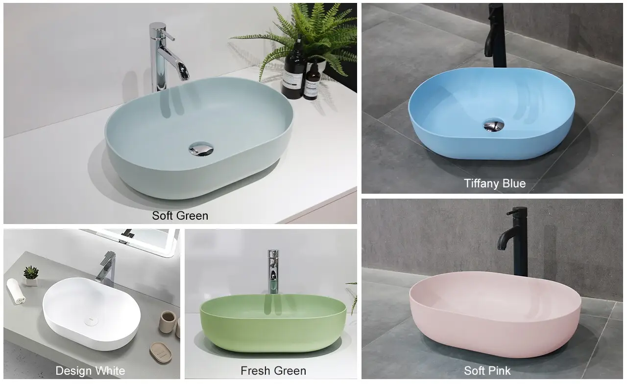 KingKonree above counter basin round customized for hotel 4