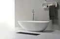 KingKonree black stone resin bathtub supplier for bathroom 2