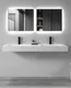 KingKonree rectangular wall hung basin customized for toilet 2