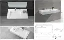 KingKonree concrete wall mounted sink customized for hotel1 3