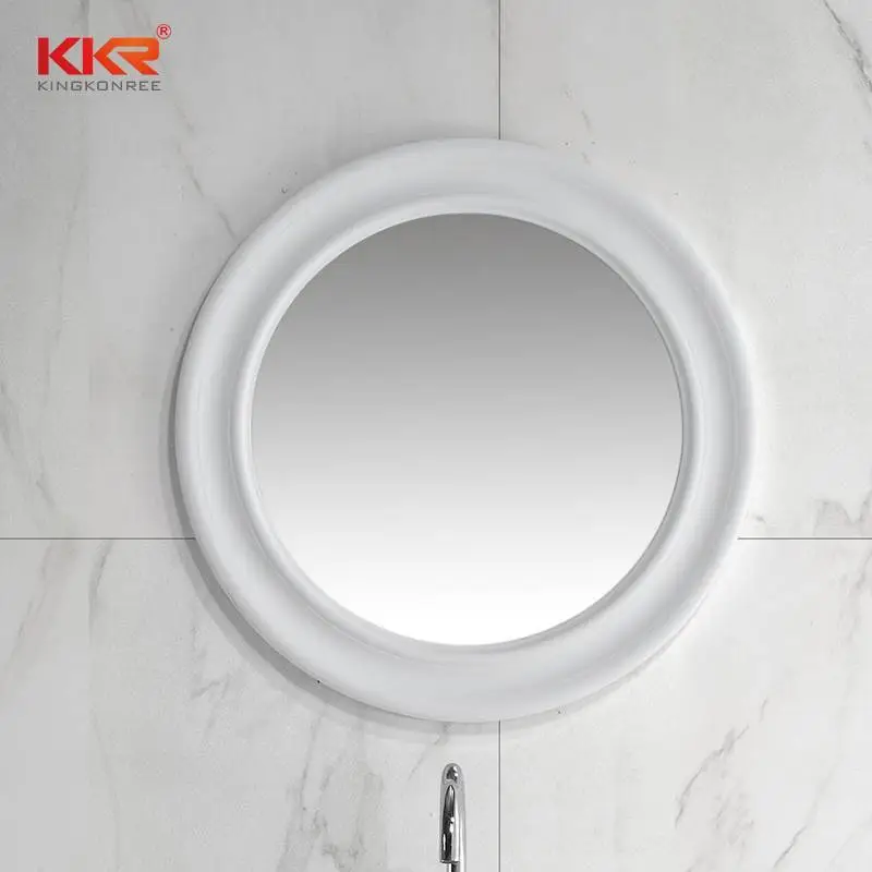 Classic Round Oval Bathroom Mirror, Solid Surface Waterproof Mirror KKR-1578 1