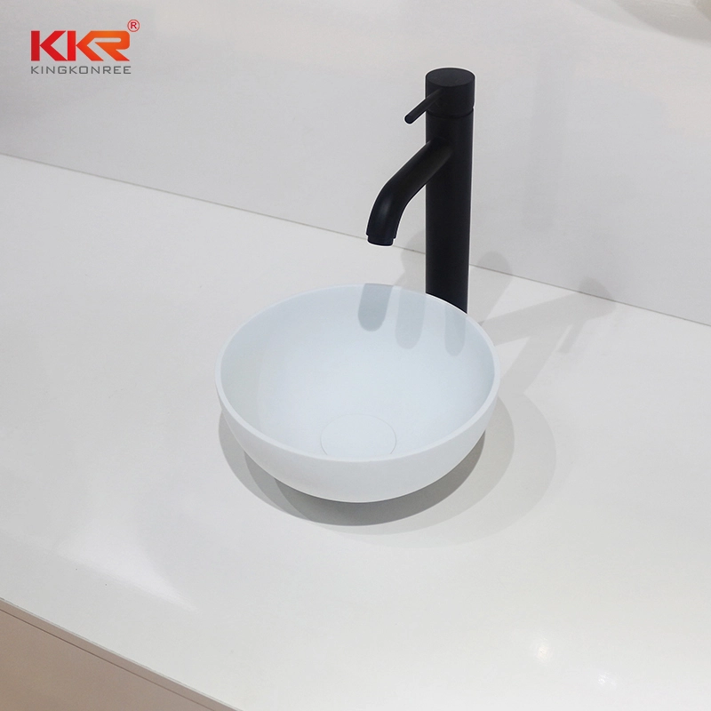 Solid Surface Table Top Artificial Stone Basins KKR-1515-2 1