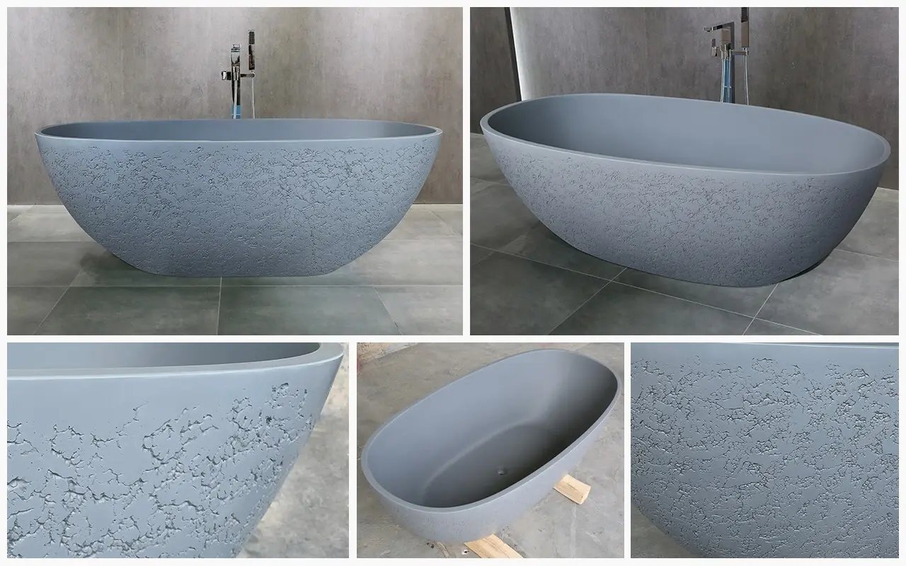 KingKonree freestanding soaking tub custom for shower room 4
