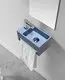 modern copper wall mount sink customized for hotel 2