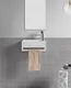 KingKonree luxury black wall sink sink for bathroom 2