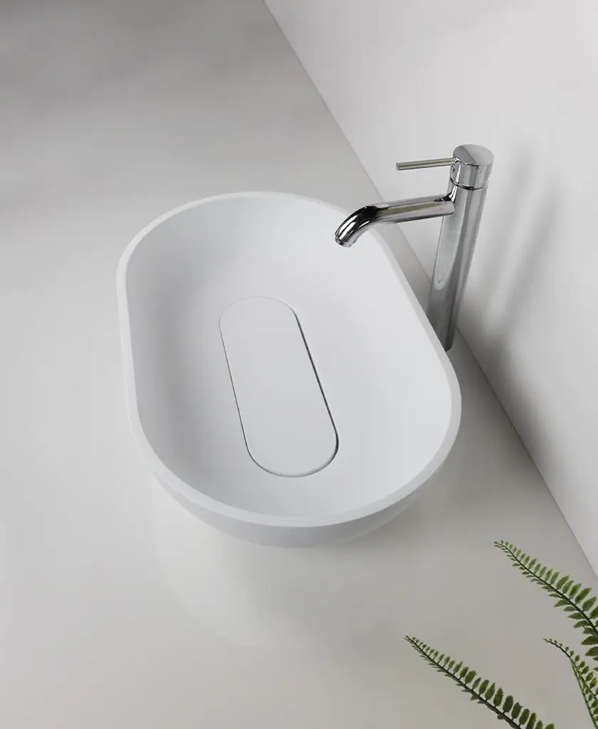 KingKonree durable oval above counter basin customized for hotel 2