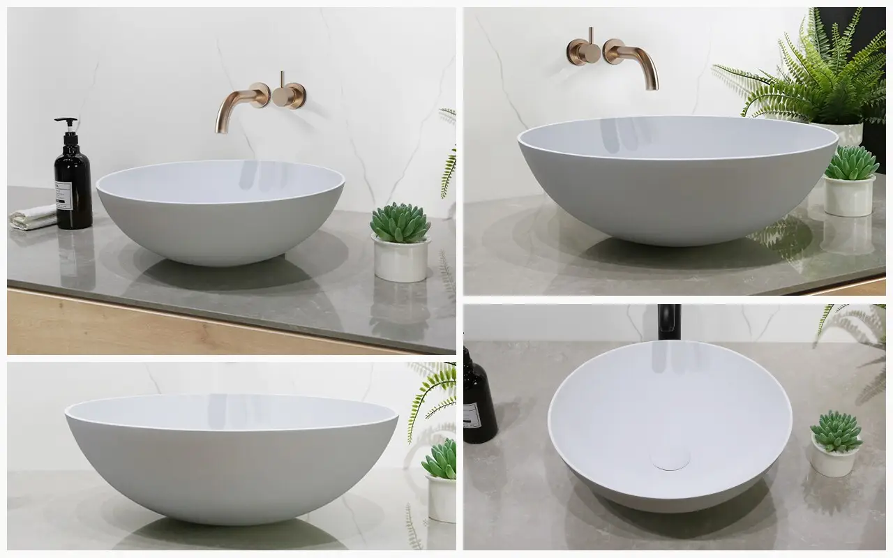 KingKonree oval above counter basin customized for hotel 4