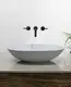 KingKonree white above counter vessel bathroom sinks at discount for hotel 2