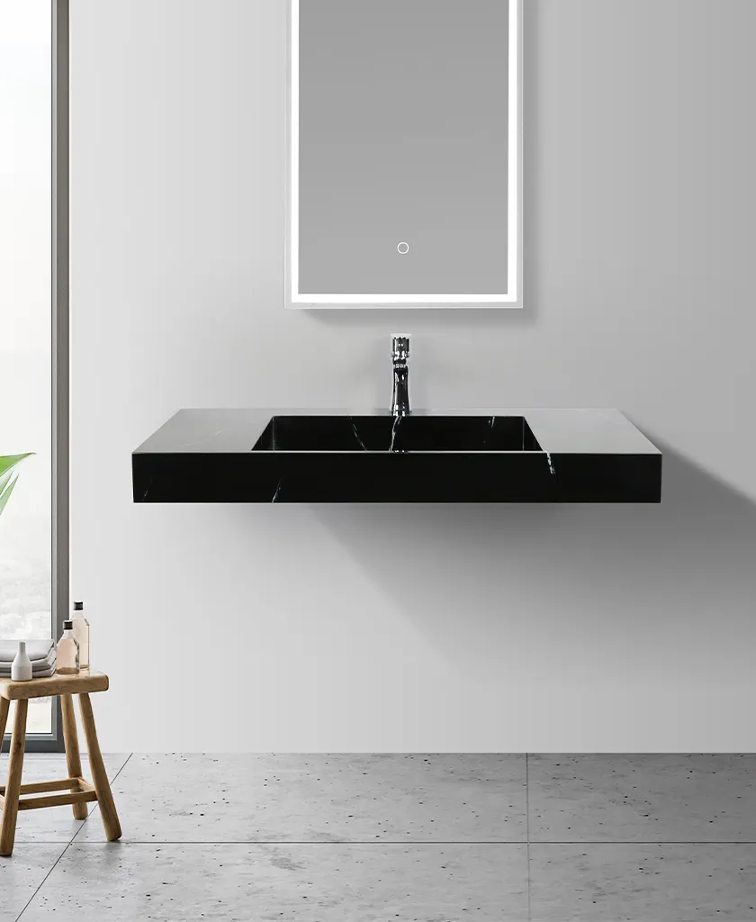 KingKonree wall hung corner sink manufacturer for bathroom 2