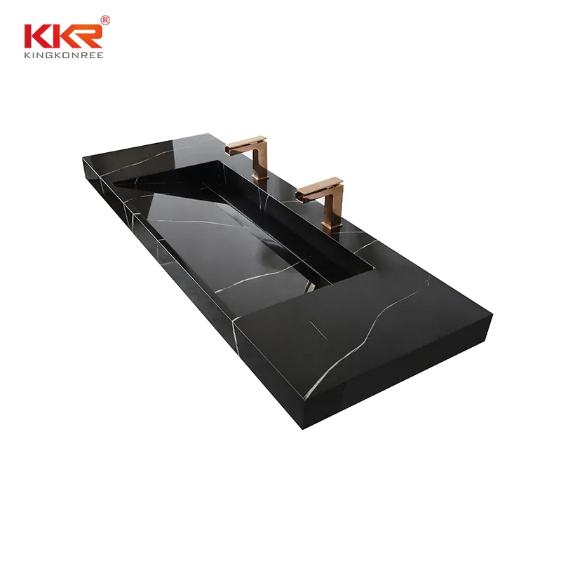 KingKonree wall mounted cloakroom basin sink for hotel 1