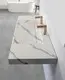 KingKonree solid wall hung concrete sink supplier for toilet 2