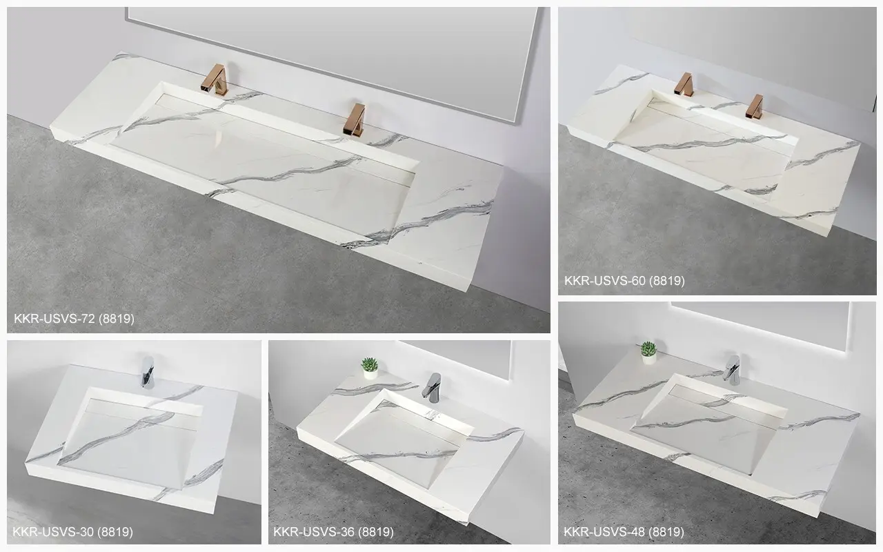 KingKonree wall mounted sink customized for home 4