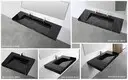 KingKonree washing square wall hung basin supplier for home 4