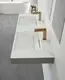 concrete wall hanging sink sink for hotel 2