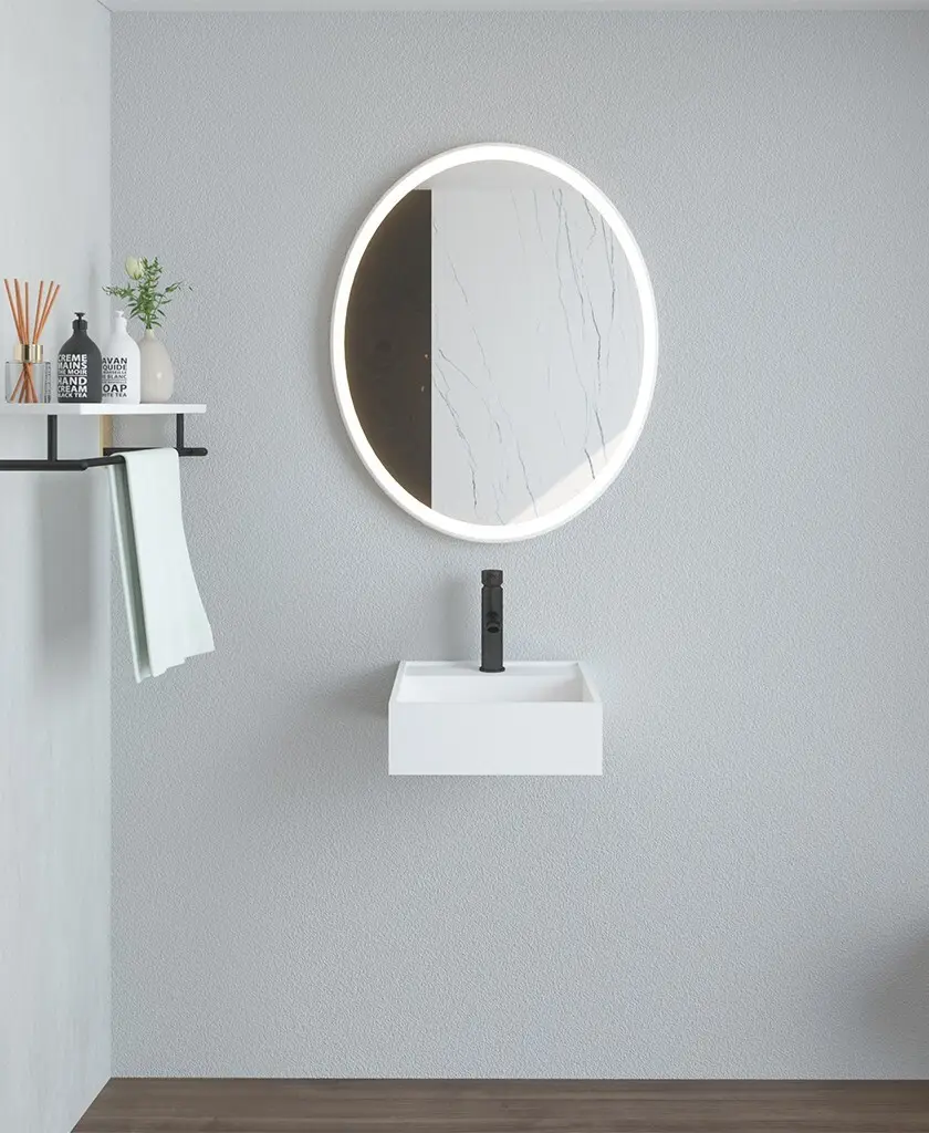 quality wall hung marble basin sink for bathroom 2