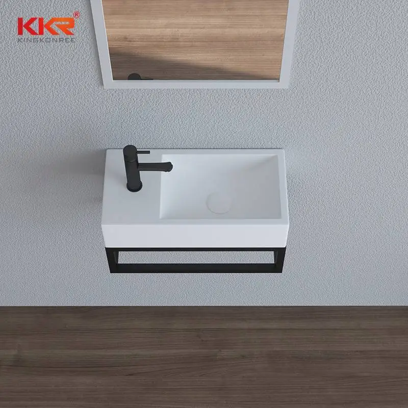 KKR Solid Surface kleine stenen wastafel in wastafels Lavabo Del Gabinete KKR-1119 1