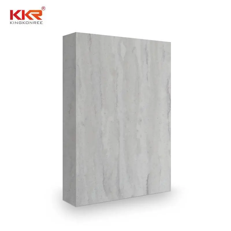 Acrylic Marble Pattern Solid Surface Sheet Artificial Marble Solid Surface Sheet For Bathroom Thin Sheet Solid Surface KKR-M8866 1