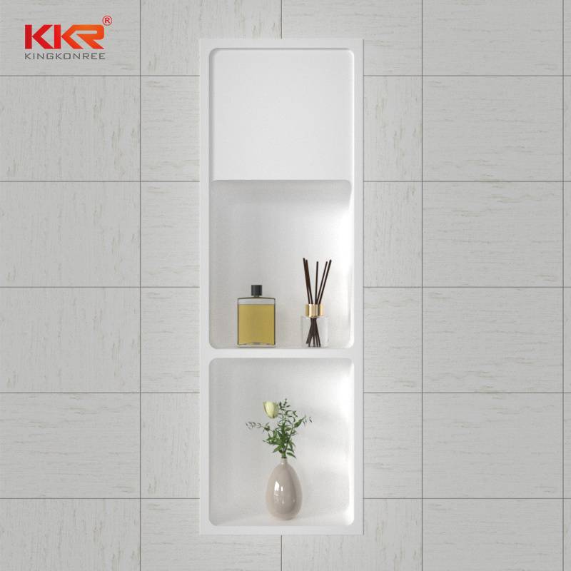 Artificial Quartz Stone Bathroom Waterproof Recessed Shower Wall Niche