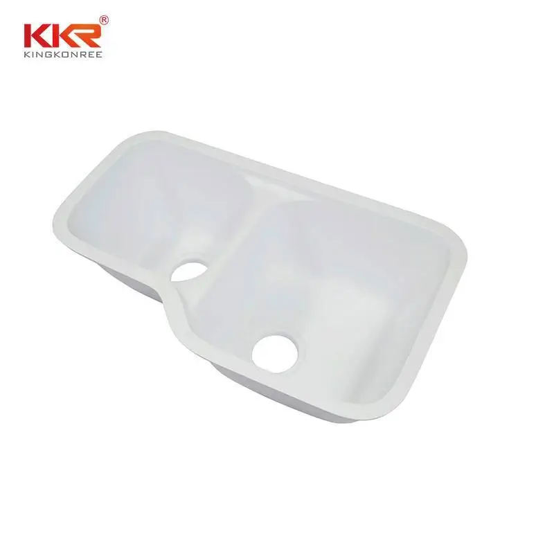 Acrylic Solid Surface Bathroom Undermount Sinks Stone Resin Kitchen Sink 1
